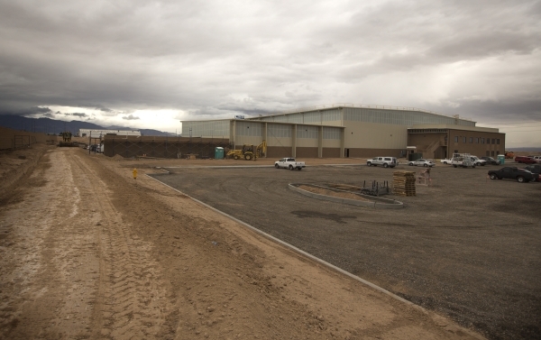 The Southern Nevada Recycling Complex, 333 West Gowan Road, North Las Vegas, on Tuesday, Sept.15, 2015. Republic Services‘ new 110,000-square-foot North Las Vegas recycling facility is sched ...