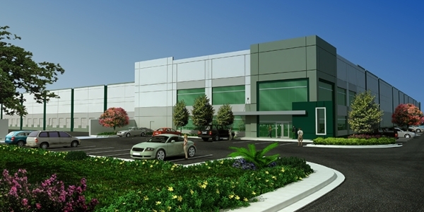 Premium Waters Inc. leased 163,790 square feet of industrial property at 3355 N. Lamb Blvd. in Las Vegas. An artist‘s rendering shows what the  Prologis building will look like at completion ...