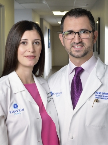Drs. Jeannie and Yevgeniy Khavkin are shown at the Khavkin Clinic at 653 Town Center Drive in Las Vegas on Thursday, Jan. 21, 2016. Bill Hughes/Las Vegas Review-Journal