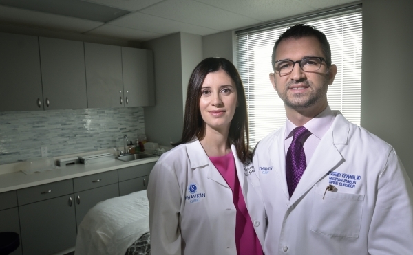 Drs. Jeannie and Yevgeniy Khavkin are shown at the Khavkin Clinic at 653 Town Center Drive in Las Vegas on Thursday, Jan. 21, 2016. Bill Hughes/Las Vegas Review-Journal