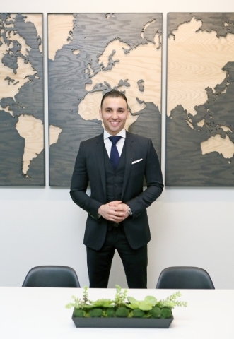 Kamran Zand, owner and broker at Luxury Estates International, stands for a photo in a conference room at Luxury Estates International Thursday, Feb. 4, 2016, in Las Vegas. The real estate brokera ...