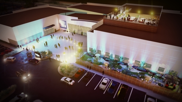 An artist‘s rendering shows the planned Enclave events venue in Henderson. (Courtesy)