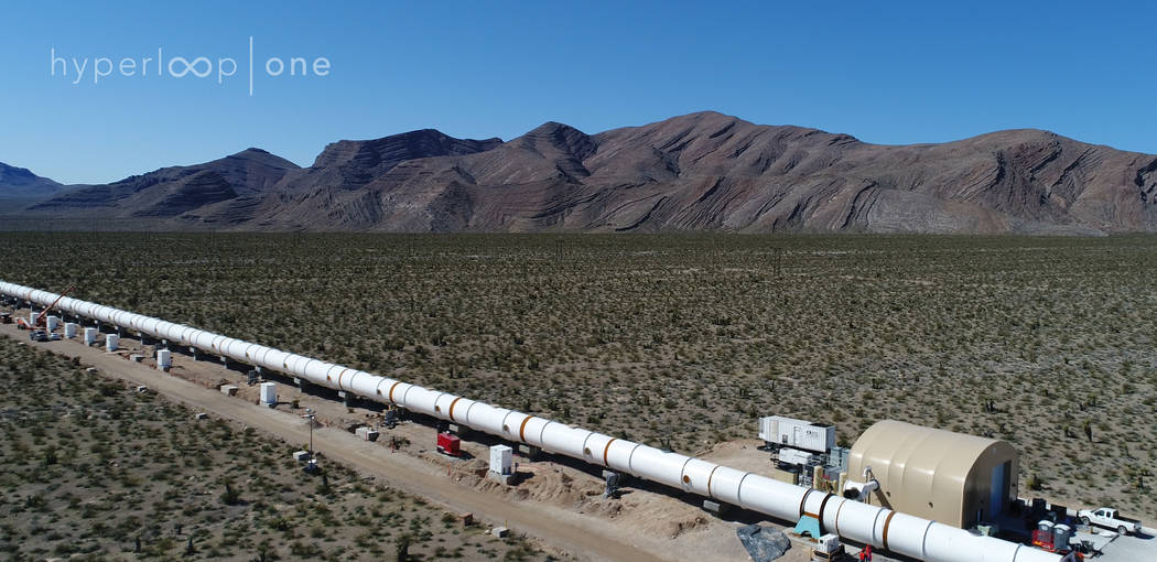 HyperLoop One recently constructed a DevLoop test track system in North Las Vegas. The test environment will use a vacuum pump to reduce air pressure within the tube to test a full-scale Hyperloop ...