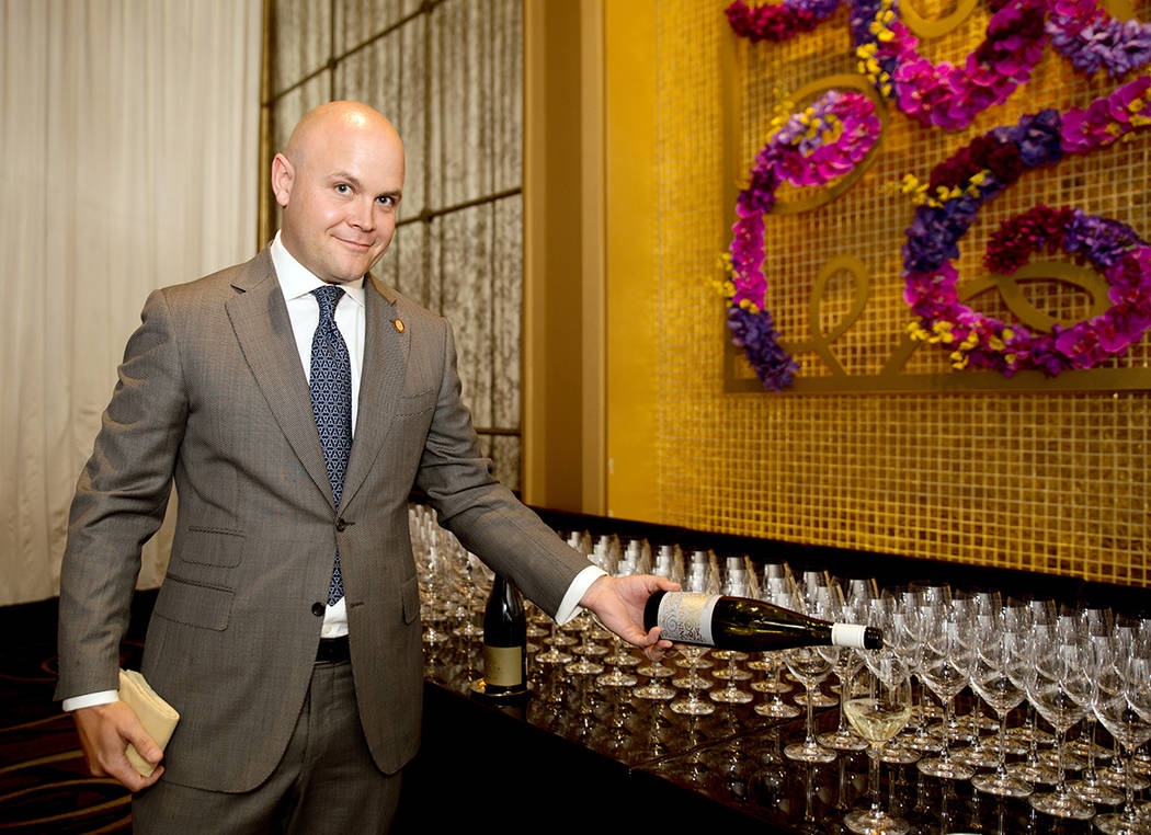 Nick Hetzel, master sommelier and general manager of food and beverage