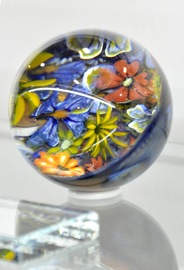 Workby Kevin O'Grady was displayedat the Glass Craft and Bead Expo, Mar. 29-Apr. 2 at the South Point Hotel and Casino. The annual event is the largest glass craft exposition in the United States. ...