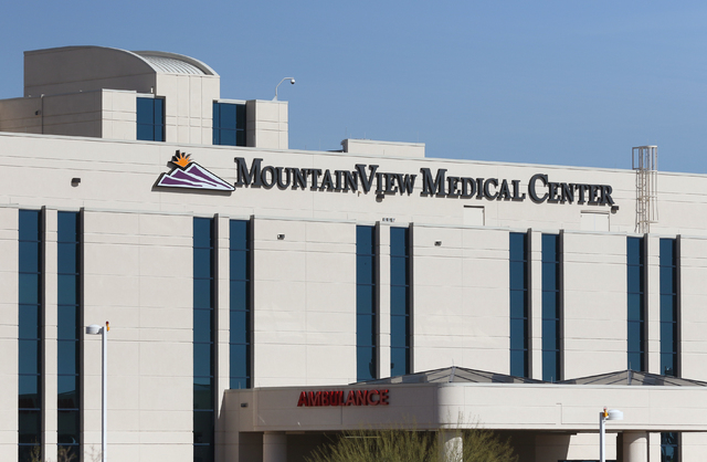 Mountain View Medical Center is shown Friday, March 4, 2016, in Las Vegas. Ronda Churchill/Las Vegas Review-Journal