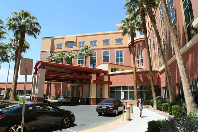 Southern Hills Hospital, located at 9300 W. Sunset Road, is shown Thursday, May 28, 2015, in Las Vegas. (Ronda Churchill/Las Vegas Review-Journal)