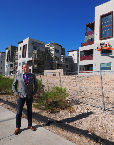 The Calida Group Managing Director Eric Cohen poses for a photo at the new luxury apartment complex Constellation in Downtown Summerlin, Tuesday, Aug. 30, 2016. Jerry Henkel/Las Vegas Review-Journal.