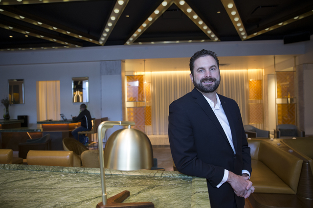 General manager Mark Eberwein at the W Las Vegas hotel on Friday, Jan. 6, 2017, in Las Vegas. Erik Verduzco/Las Vegas Review-Journal Follow @Erik_Verduzco