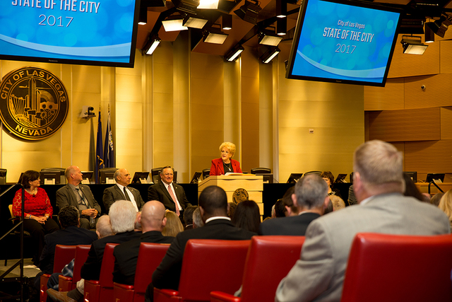 Las Vegas Mayor Carolyn Goodman gives State of the City address