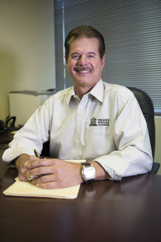 Rick Piette, manager of Premier Mortgage Lending, sits in his Henderson office, Monday, Aug. 15, 2016. Jason Ogulnik/Las Vegas Review-Journal