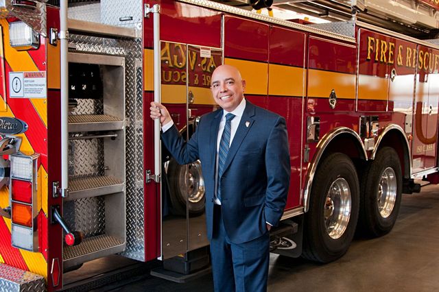 Capt. Angelo Aragon is a 32-year veteran of the Las Vegas Fire Department and newly elected President of Professional Fire Fighters of Nevada. (Courtesy photo)