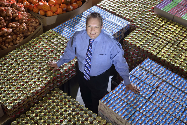 Dan Williams, chief operating officer at Three Square Food Bank, used his decade­long grocery career to help the local charity. (Bill Hughes/Las Vegas Business Press)