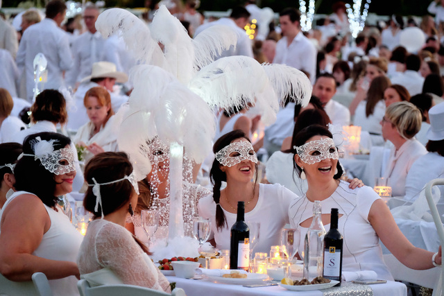 COURTESY
Le Diner en Blanc, a large-scale epicurean pop-up event where guests bring their own cuisine, will be coming to Las Vegas on April 17.