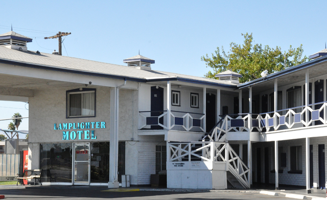 The Lamplighter Motel on Fremont Street was recently sold. (Buford Davis)