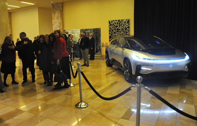 The success of auto maker Faraday Future factors heavily into the economic revitilization plans of North Las Vegas. Photo by Buford Davis / Las Vegas Business Press