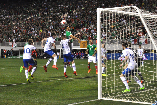 Mexico outshot Iceland 23 to 5 in their friendly at Sam Boyd Stadium, Feb. 8 Photo by Buford Davis / Las Vegas Business Press