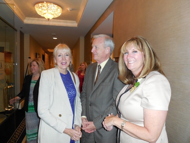 The Las Vegas Business Press honored 15 Women Who Mean Business May 21 at the Trump Plaza. One of those honored is Dr. Renee Coffman, right, president and co-founder of Roseman University, who is  ...