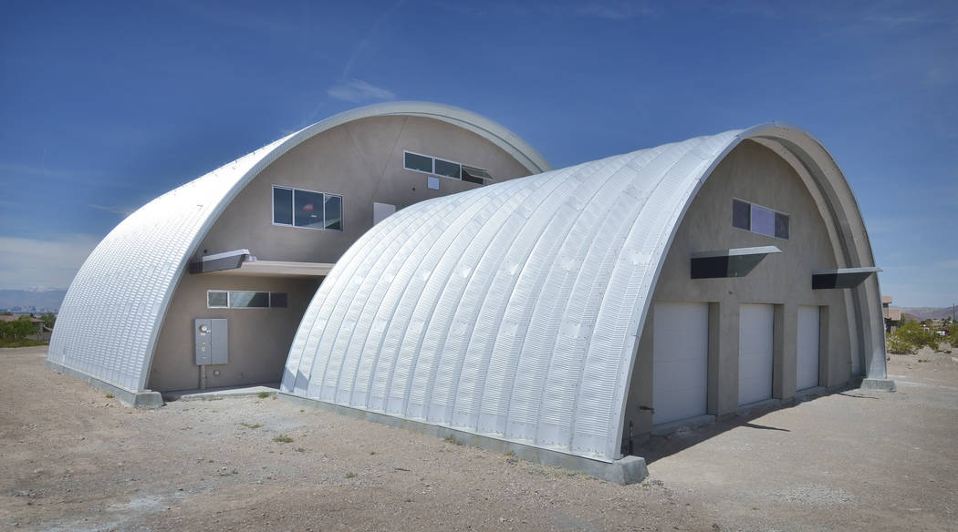 Aeron Tozier designs zeroenergy Quonset Hut home in Henderson Las
