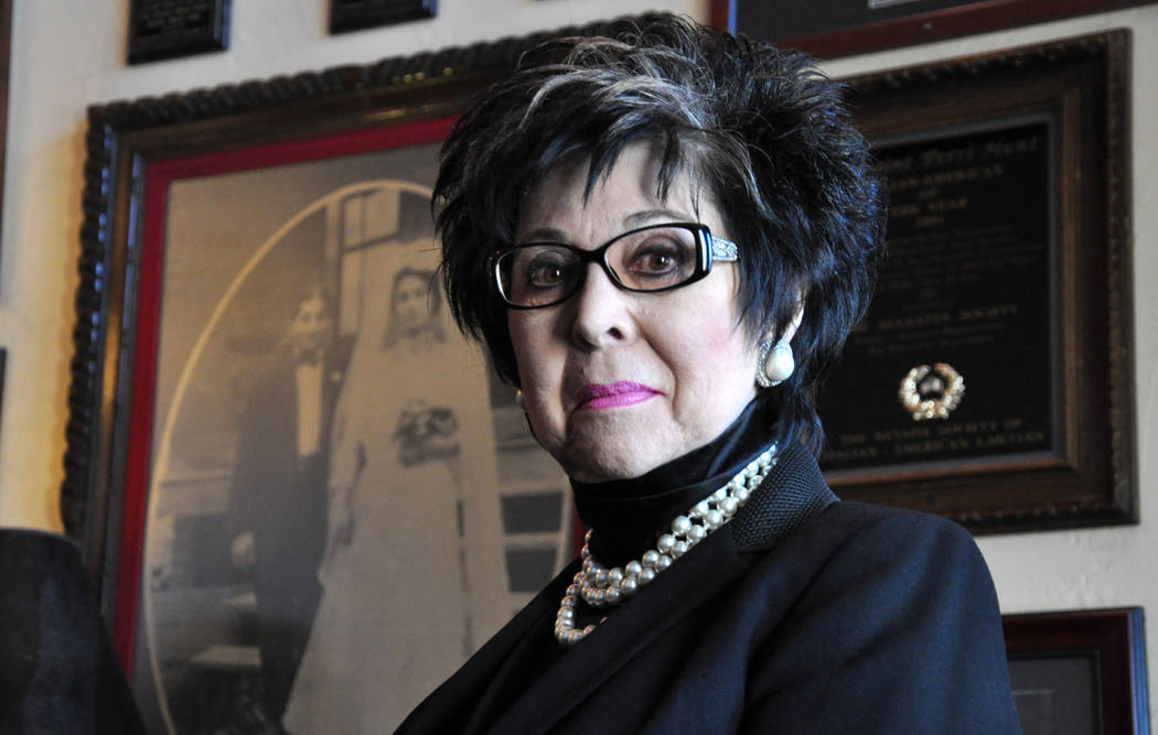 Lorraine Hunt-Bono opened The Bootlegger Italian Bistro in 1973. Photo by Buford Davis / Las Vegas Business Press
