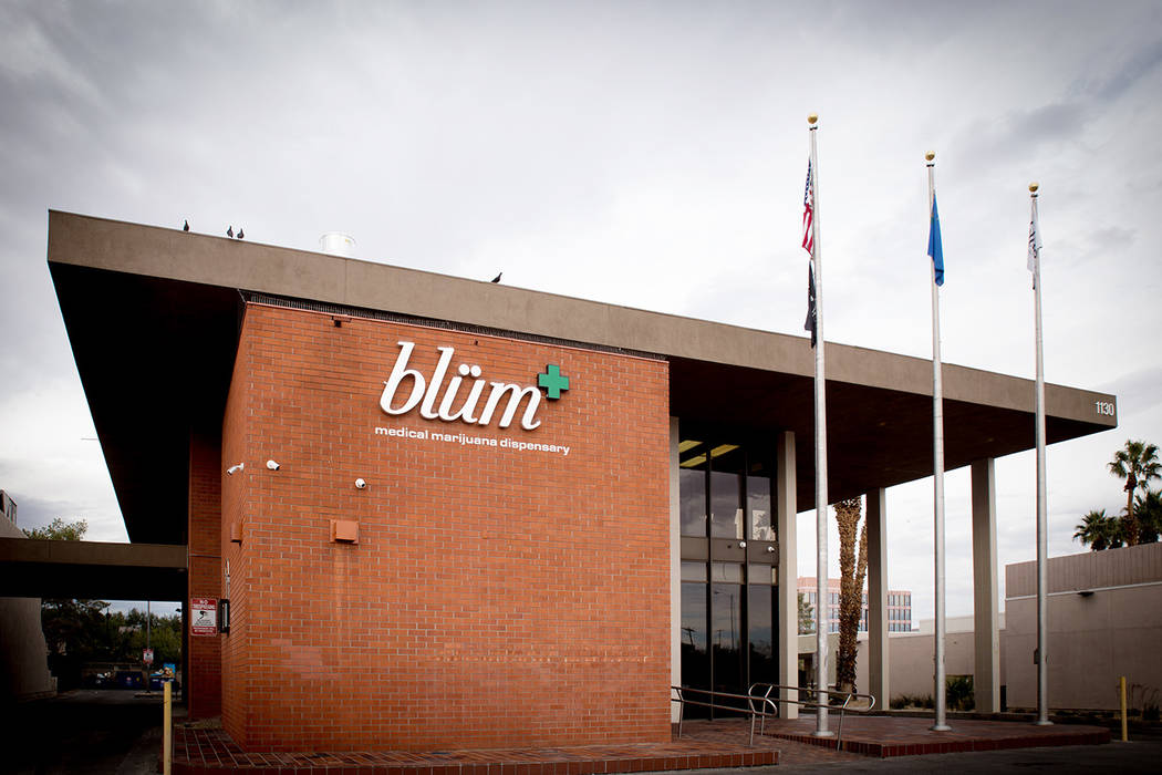 Blum in Clark County, a medical marijuana dispensary, is in the central valley.