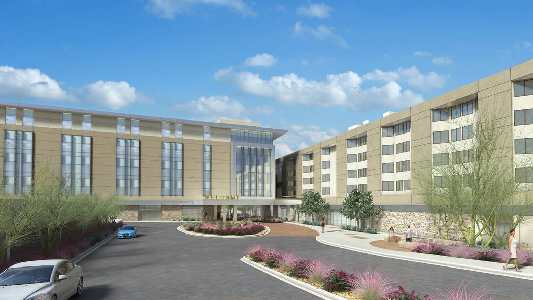 Courtesy 
Rendering of the new 180,000-square-foot, five-story tower at Sunrise Hospital's campus at 3186 S. Maryland.