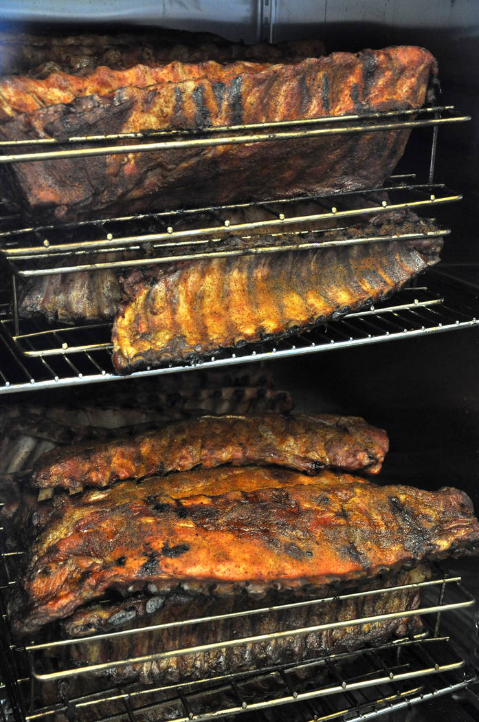 Pork ribs at Tennesseasonings. Tennessee barbecue is traditionally pork, rather than beef, due to the historic ease of preservation the meat, according to restaurant co-owner Laura Harris. Photo b ...