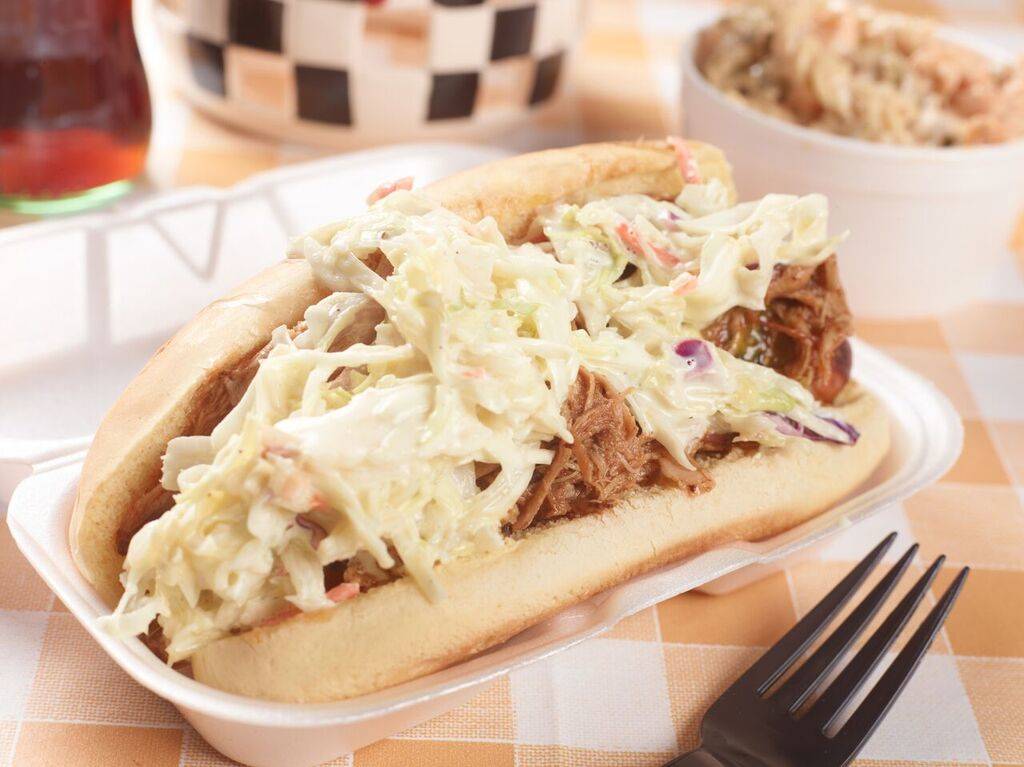 Sausage with pulled pork and slaw at Tennesseasonings. Courtesy.