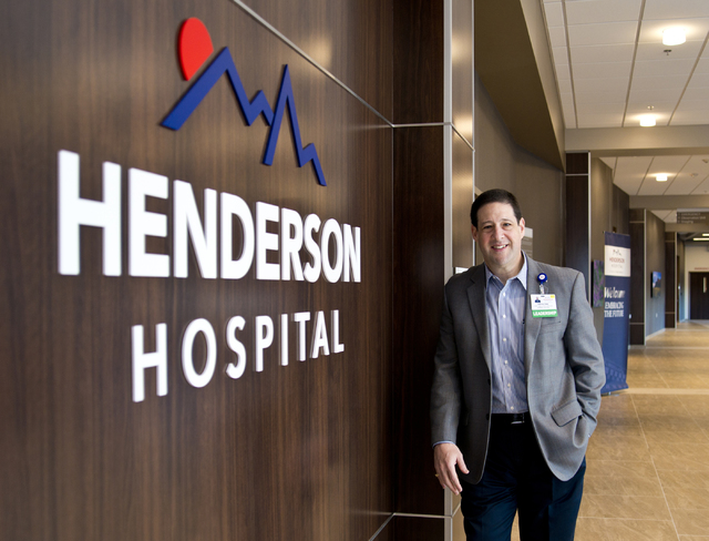 Henderson Hospital CEO Sam Kaufman. (Daniel Clark/Las Vegas Business Press)