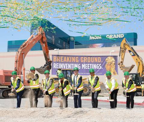 MGM Grand Convention Center breaks ground on a $130 million expansion project. (Courtesy)