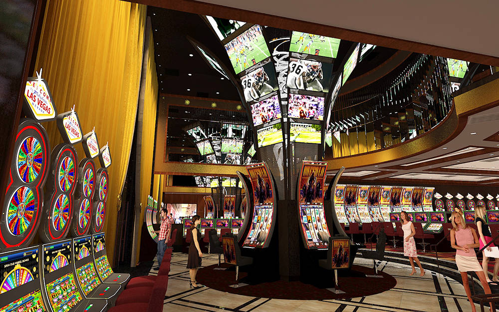 Nearly doubling in size, the new casino space will introduce almost 100 new slots to the casino floor.  (Courtesy rendering)
