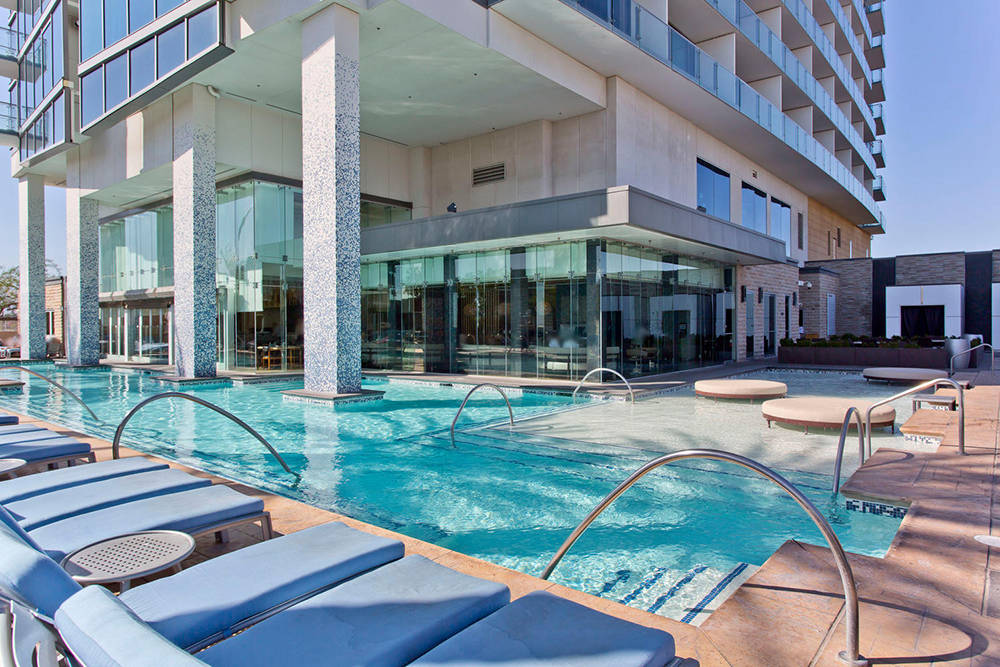 The pool at Palms Place. (Palms Place)