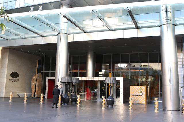 Entrance to Mandarin Oriental. (Bizuayehu Tesfaye Real Estate Millions)