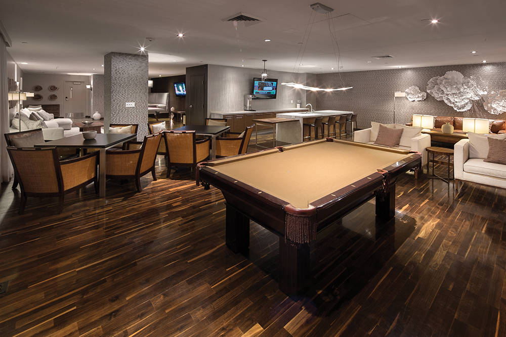 The game room in  One Las Vegas. (One Las Vegas)