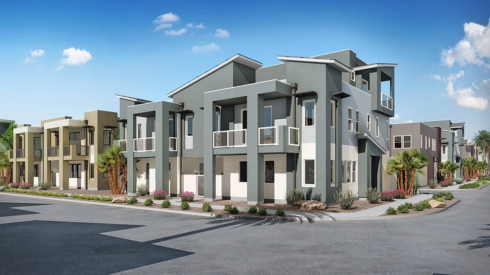 William Lyon Homes is one of the several builders creating attached homes in Summerlin. This wave of condos and townhomes construction is the first in over a decade. (William Lyon Homes)