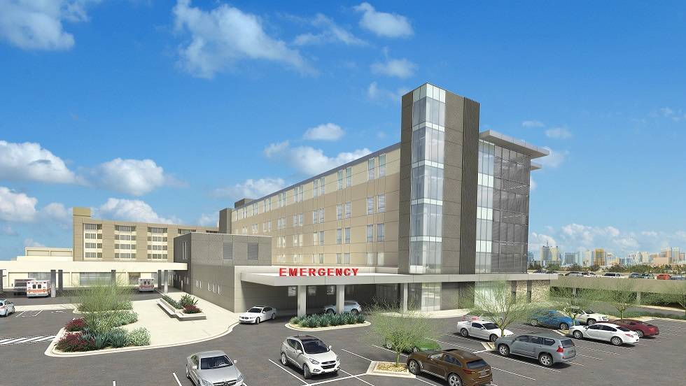 With a $130 million multiphase campus expansion, Sunrise Hospital and Medical Center and Sunrise Children’s Hospital have broken ground on a 24-month construction project. (Sunrise Hospital and  ...