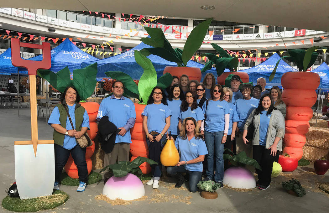 More than 30 Bank of Nevada employees assisted students from dozens of elementary, middle and high schools in the Clark County School District during a large farmer’s market in November in downt ...