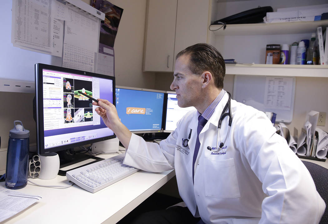 Matthew Schwartz, a radiation oncologist with Comprehensive Cancer Centers of Nevada. (Bill Hughes Business of Medicine)