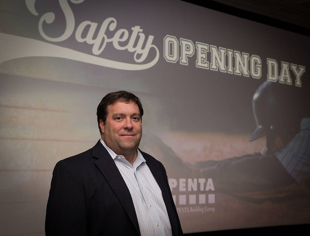 Penta Building Group COO John Cannito speaks at an annual safety event. (Tonya Harvey Business Press)
