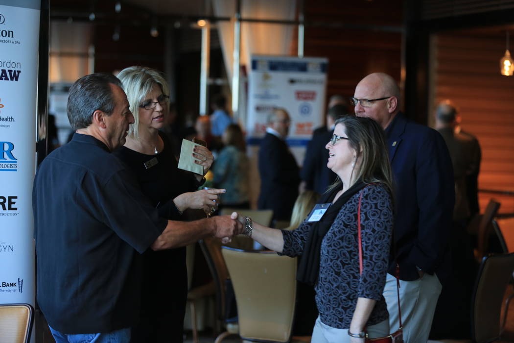 Lisa Chao, second from left, vice president of membership with the