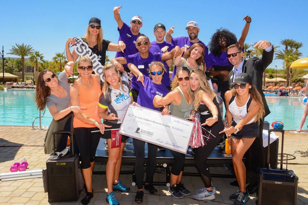 Life Time Athletic Green Valley hosted its annual cycling fundraiser, Ride for a Reason, to benefit St. Jude Children’s Research Hospital and the Life Time Foundation. (Life Time Athletic Green ...