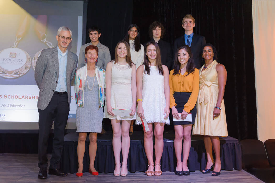 On April 21, The Rogers Foundation awarded 38 Clark County School District high school seniors with more than $2 million in college scholarships. (The Rogers Foundation)