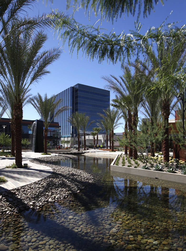 A view of the office building in Downtown Summerlin on Oct. 6, 2014. (Justin Yurkanin Las Vegas Business Press)