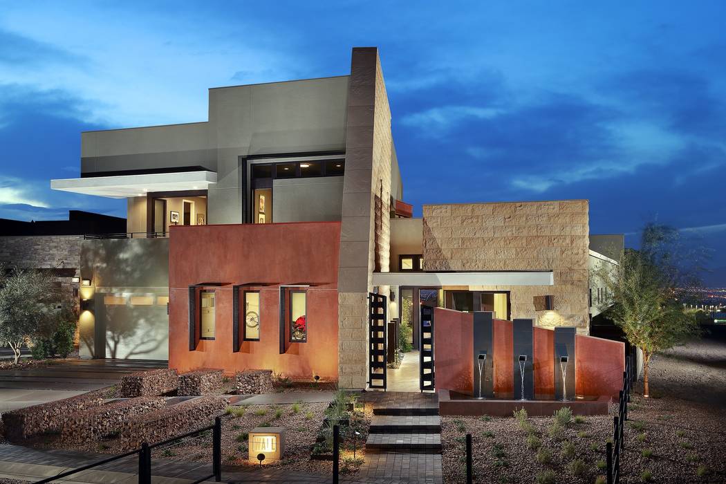 The Wall model in Pardee Home's Axis community in Henderson won a Silver Nugget Award for homes priced between $750,000 and $1,299,000. (Pardee Homes)