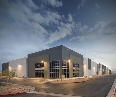 A newly constructed 155,790-square-foot class A industrial building at 4325 Corporate Center Drive has been sold for $16M. (Colliers International — Las Vegas)