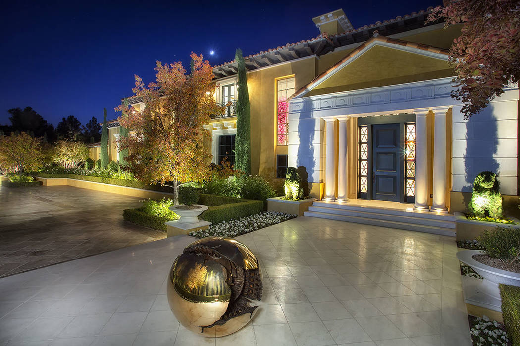 1717 Enclave Court in Country Club Hills 2, Summerlin sold for $13M. (Synergy Sothebys)