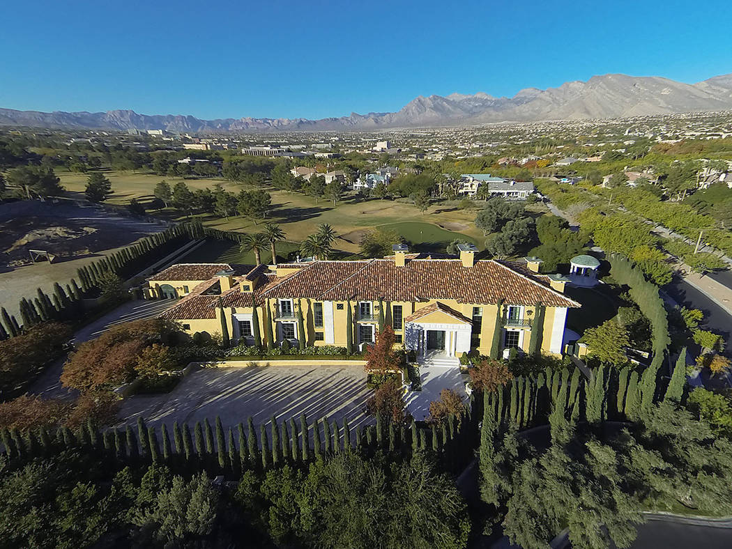 1717 Enclave Court in Country Club Hills 2, Summerlin sold for $13M. (Synergy Sothebys)