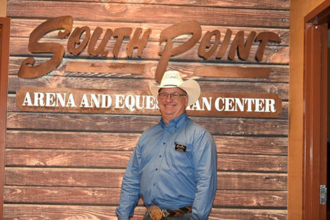 Larry Gimple, event manager, South Point Arena and Equestrian Center