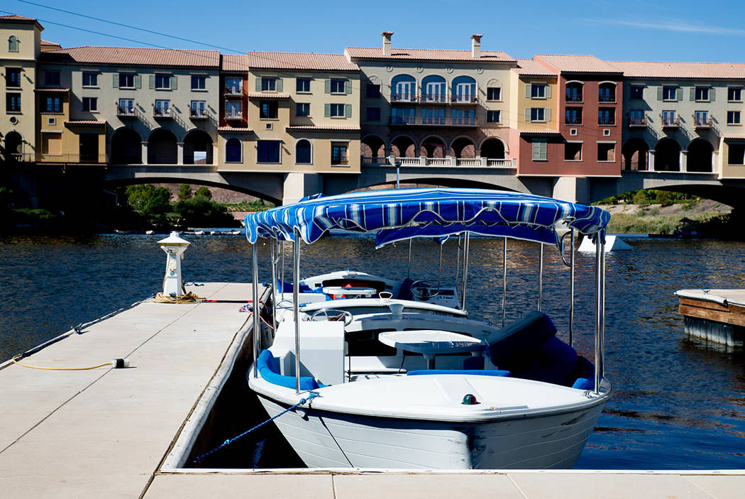 The Village at Lake Las Vegas has recovered since the Great Recession with shops, restaurants and boat rentals. (Tonya Harvey Las Vegas Business Press)
