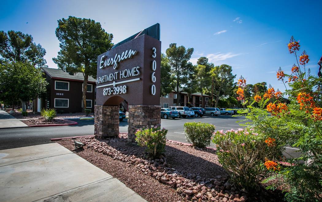 Tower 16 Capital Partners, in a joint venture with Henley USA, has acquired Evergreen Apartments, a 314-unit, multifamily project two miles west of the Las Vegas Strip, for $29.5 million. (Courtesy)
